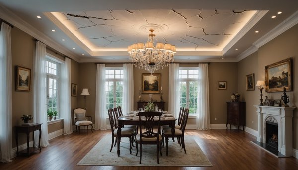 Protéger votre maison des fissures au plafond : 5 solutions efficaces